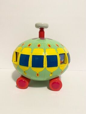 In The Night Garden Ninky Nonk Spinning Top Spin & See 2007 Hasbro Toy Y2K